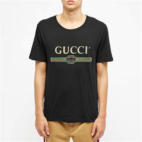 gucci fake logo tee black|gucci counterfeit logo.